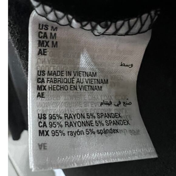 ALFANI WOMENS MEDIUM CASUAL LOUNGE SHRUG CARDI WRAP POCKETS CLASSIC BLACK NEW! - Picture 10 of 12